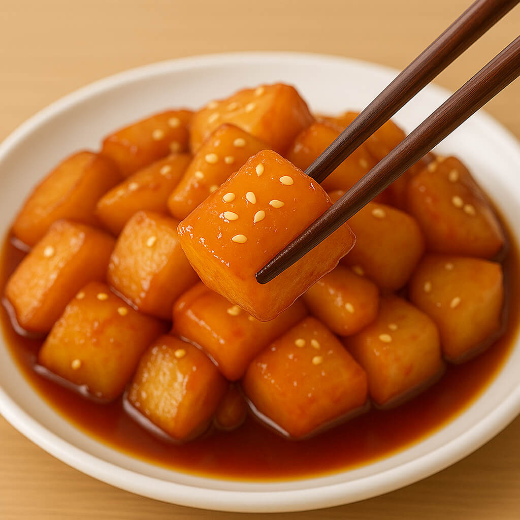 젓가락으로 먹는 감자조림