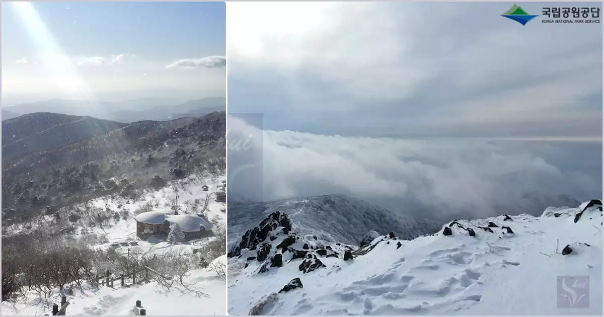 덕유산 설경