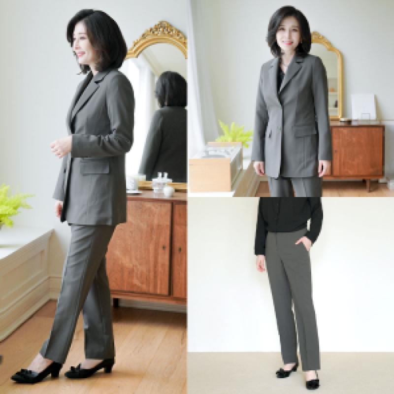 쉬즈마담 중년여성 예술핏 울정장한벌 엄마옷 마담의류 SET3135