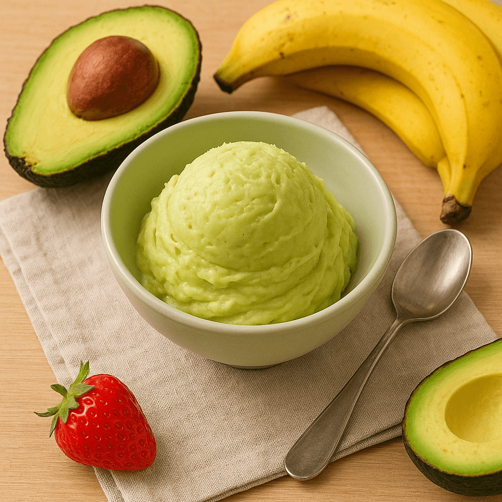 2가지 재료로 완성! 아보카도 바나나 비건 아이스크림 레시피