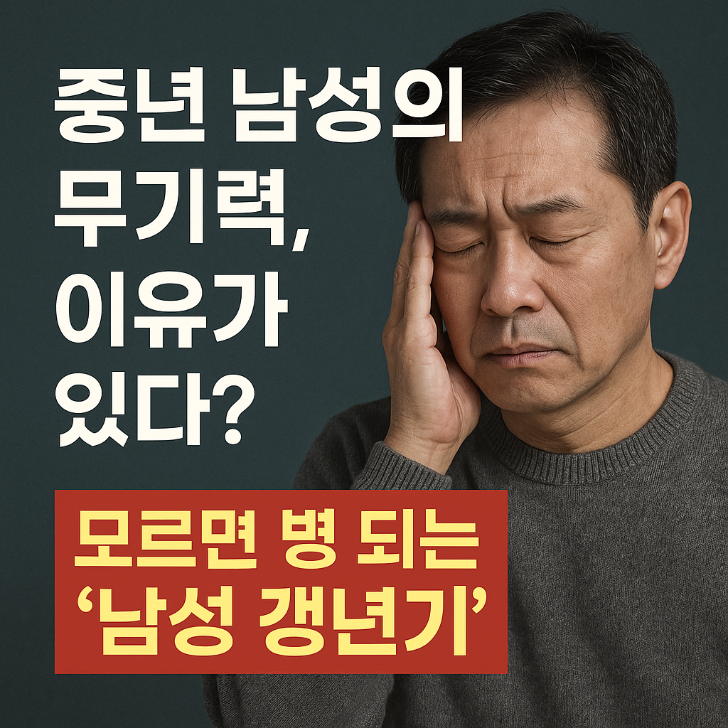 생로병사의 비밀 남성 갱년기