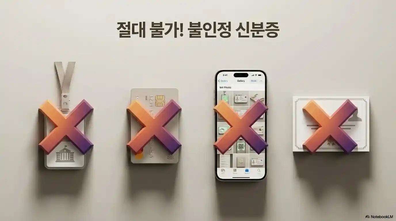 사전투표에 절대 인정되지 않는 신분증