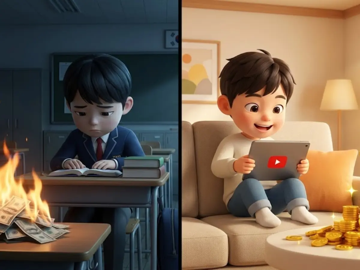 월 150만 원 영어유치원 vs 0원 유튜브... 9년 뒤 충격적인 결과는? (현서네 학습법 분석)