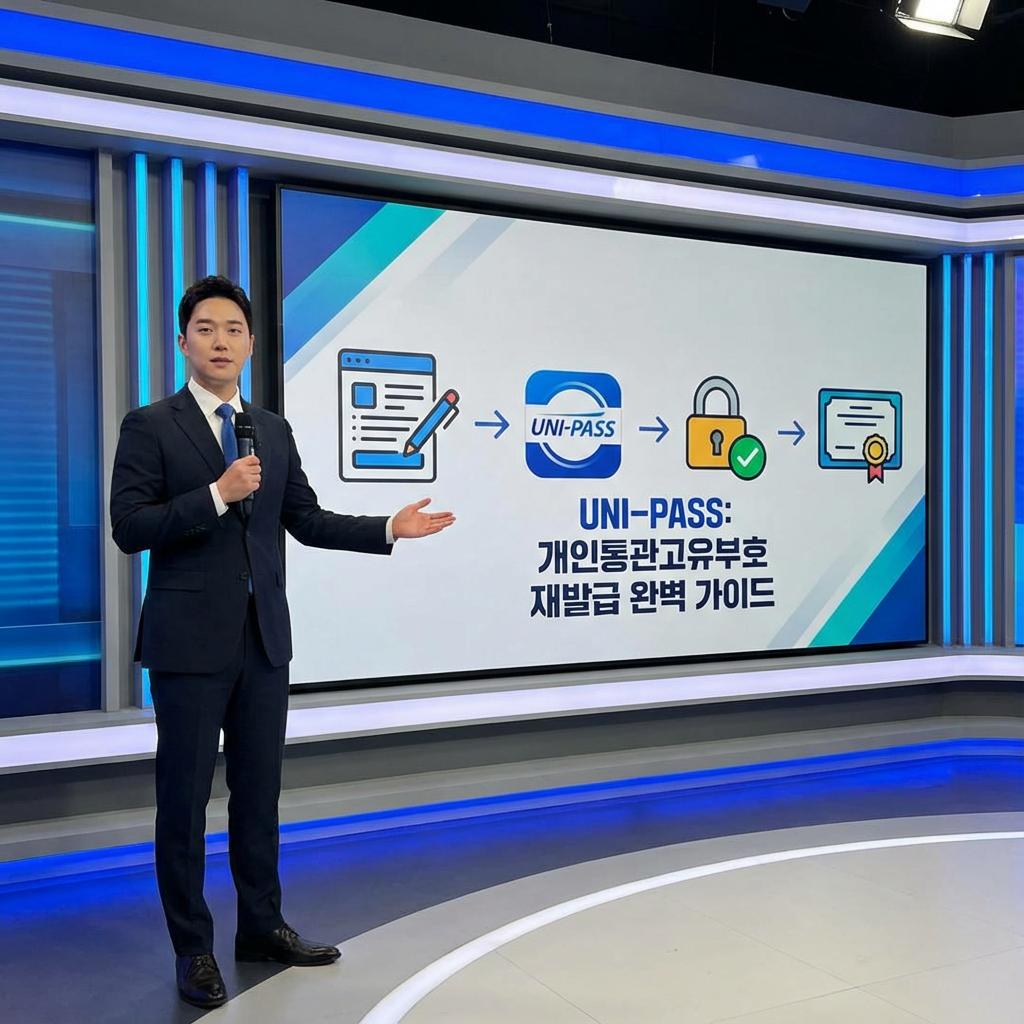 유니패스 개인통관번호 재발급 완벽 가이드