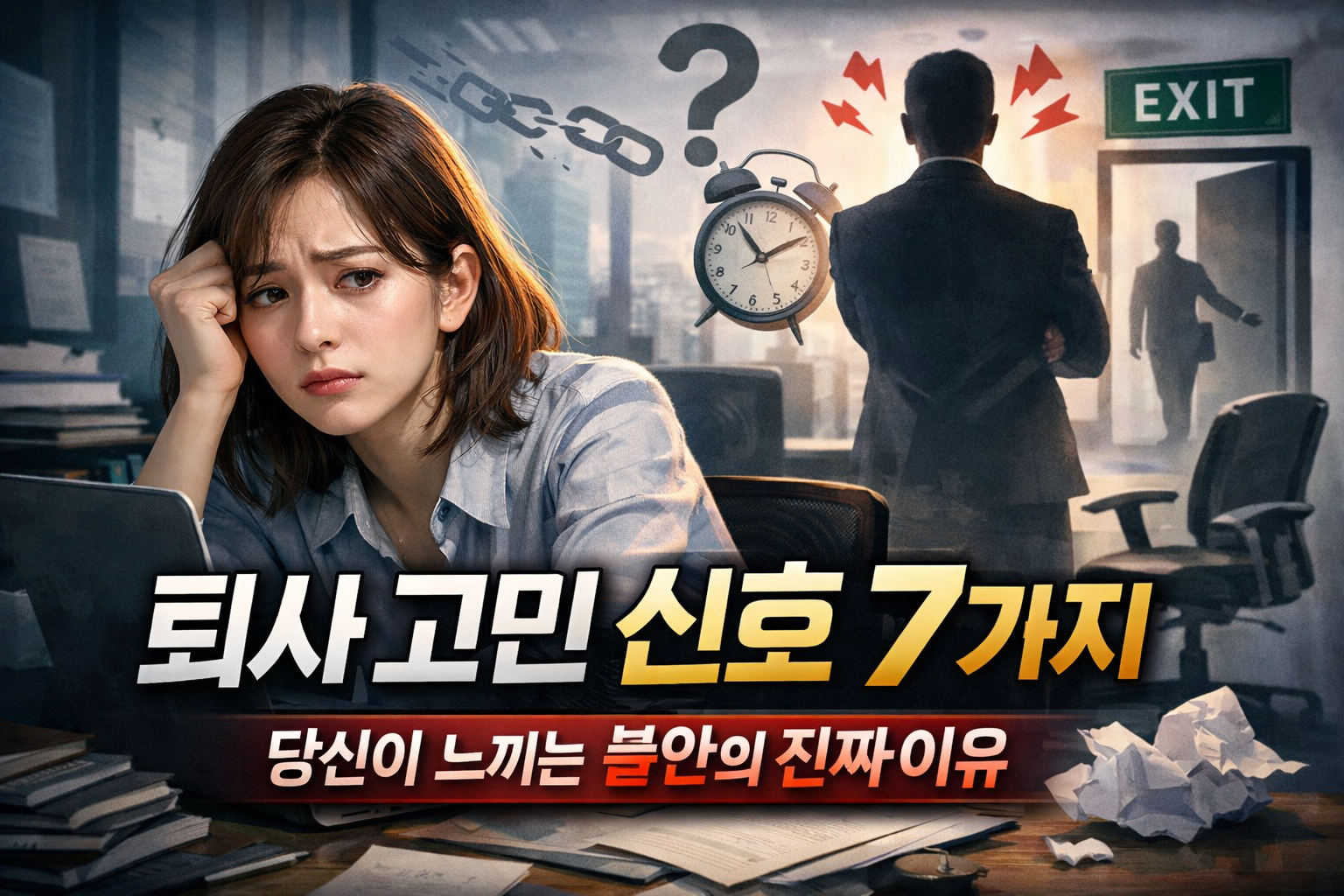 퇴사 고민 신호
