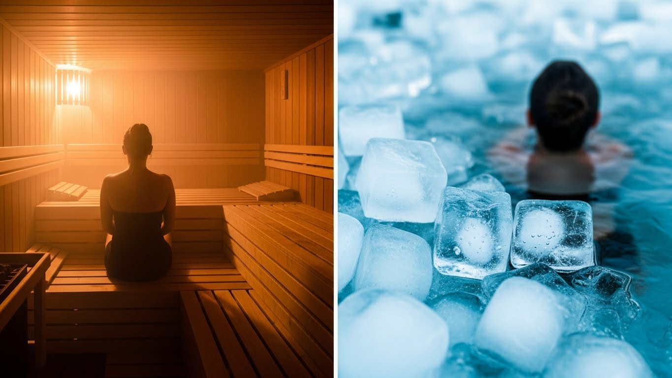 열 충격과 냉 충격을 번갈아 주며 장수 유전자를 활성화하는 온도 요법의 대비