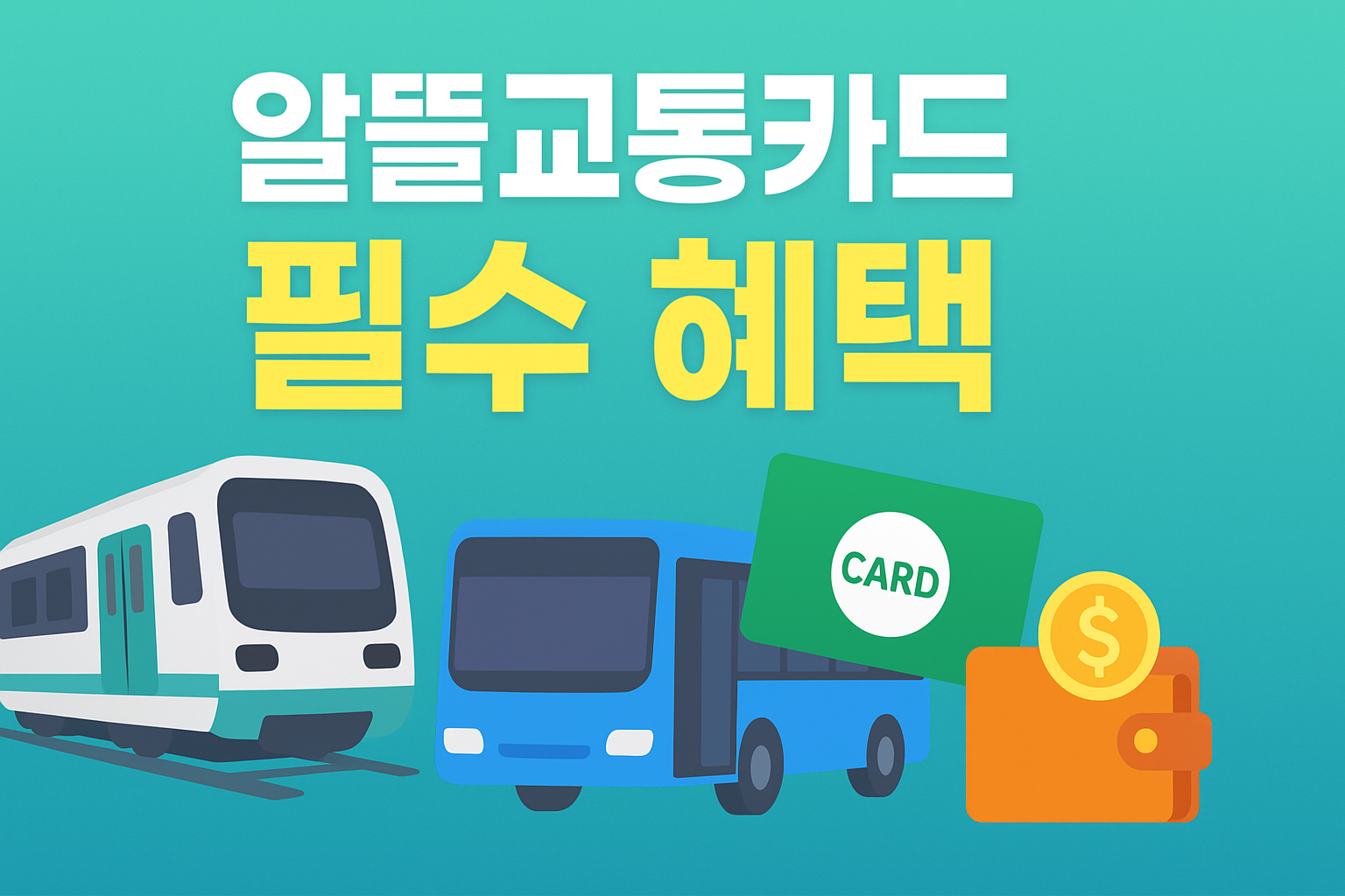 2025년 알뜰교통카드 수도권 및 광역시별 혜택 안내 이미지