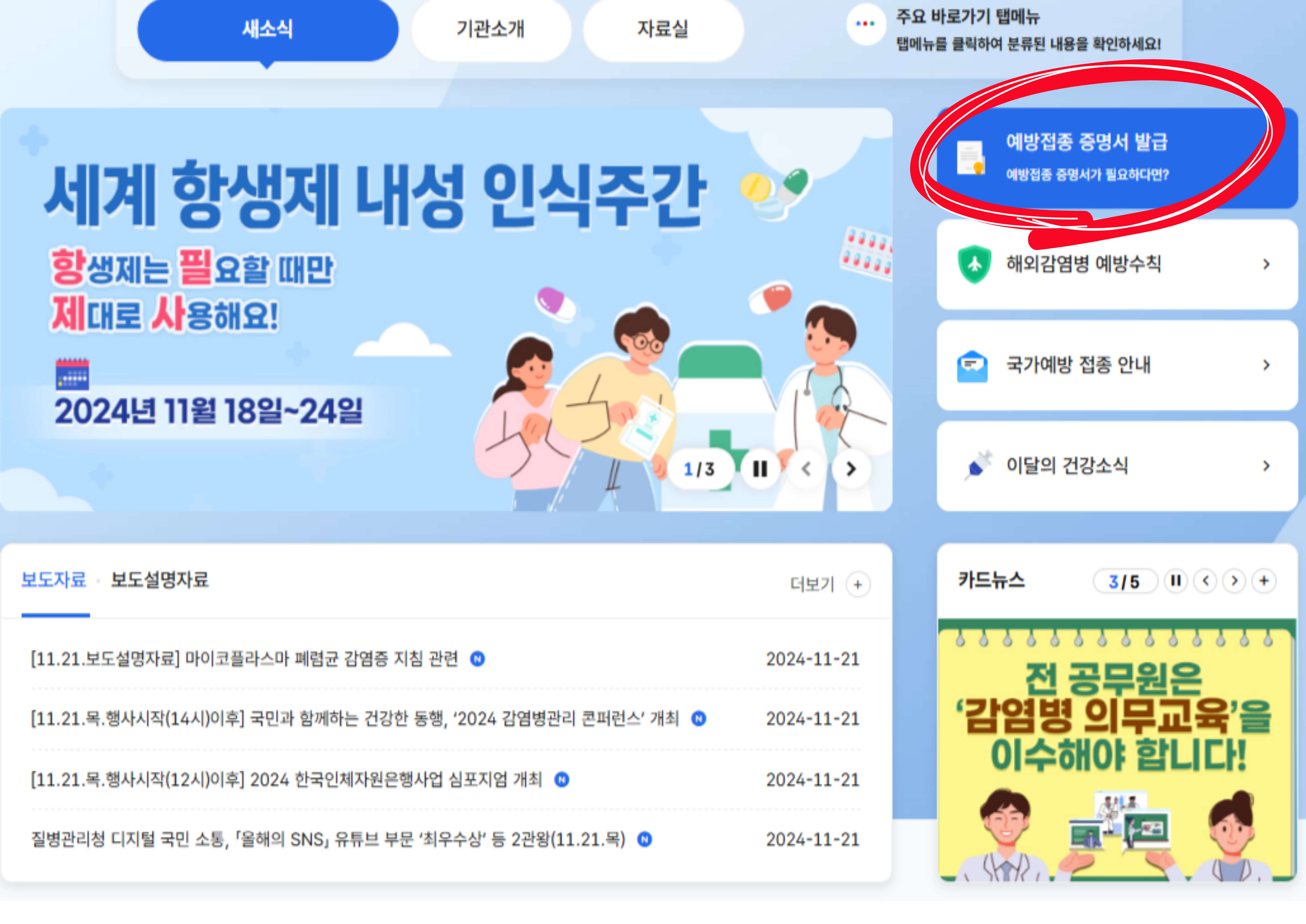 백일해 검사 비용 실비적용