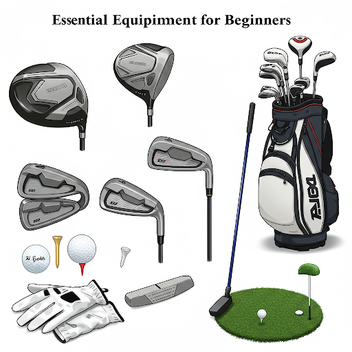 골프 입문자 초보자를 위한 필수 장비 리스트
