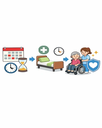 간병인보험 면책기간과 대기기간 구조 설명13