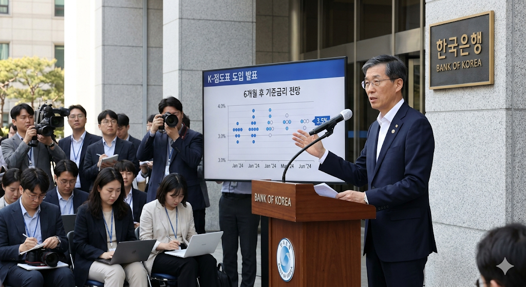 한국은행 총재가 기자회견