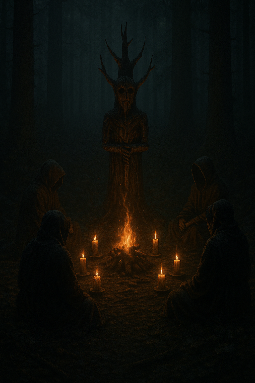 공포 영화 속 의식 관련 사진