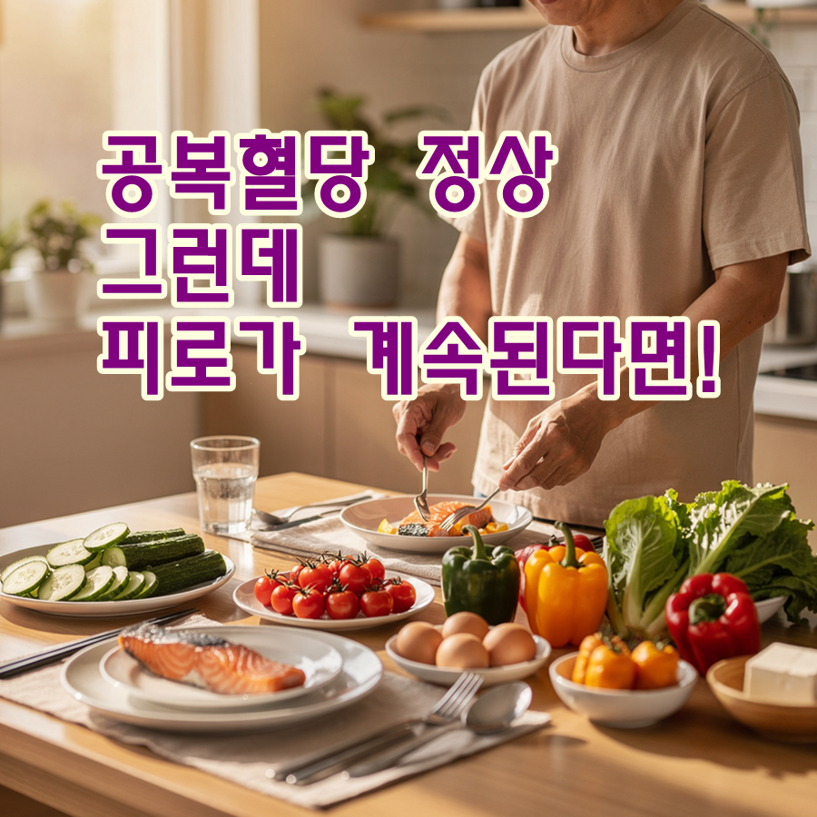 검사에 안 나오는 &lsquo;식후 급락 혈당&rsquo;이 피로를 만든다