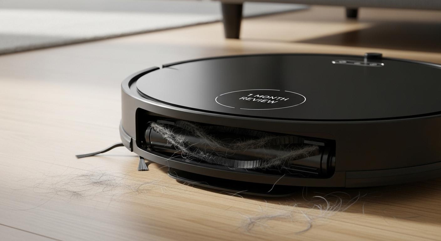 털 엉킴 로봇청소기 1달 사용 후기