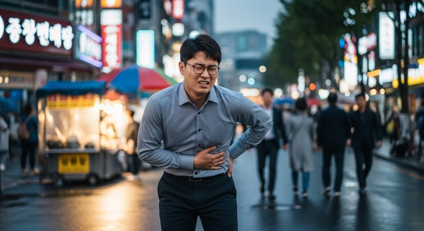오른쪽 옆구리 통증 의심되는병