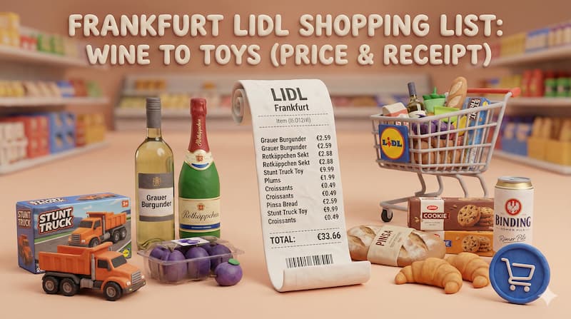 프랑크푸르트 대형 마트 '리들(Lidl)'