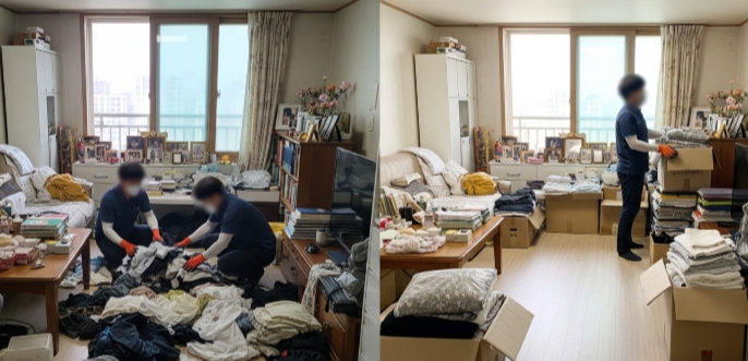 논산 고독사청소 업체