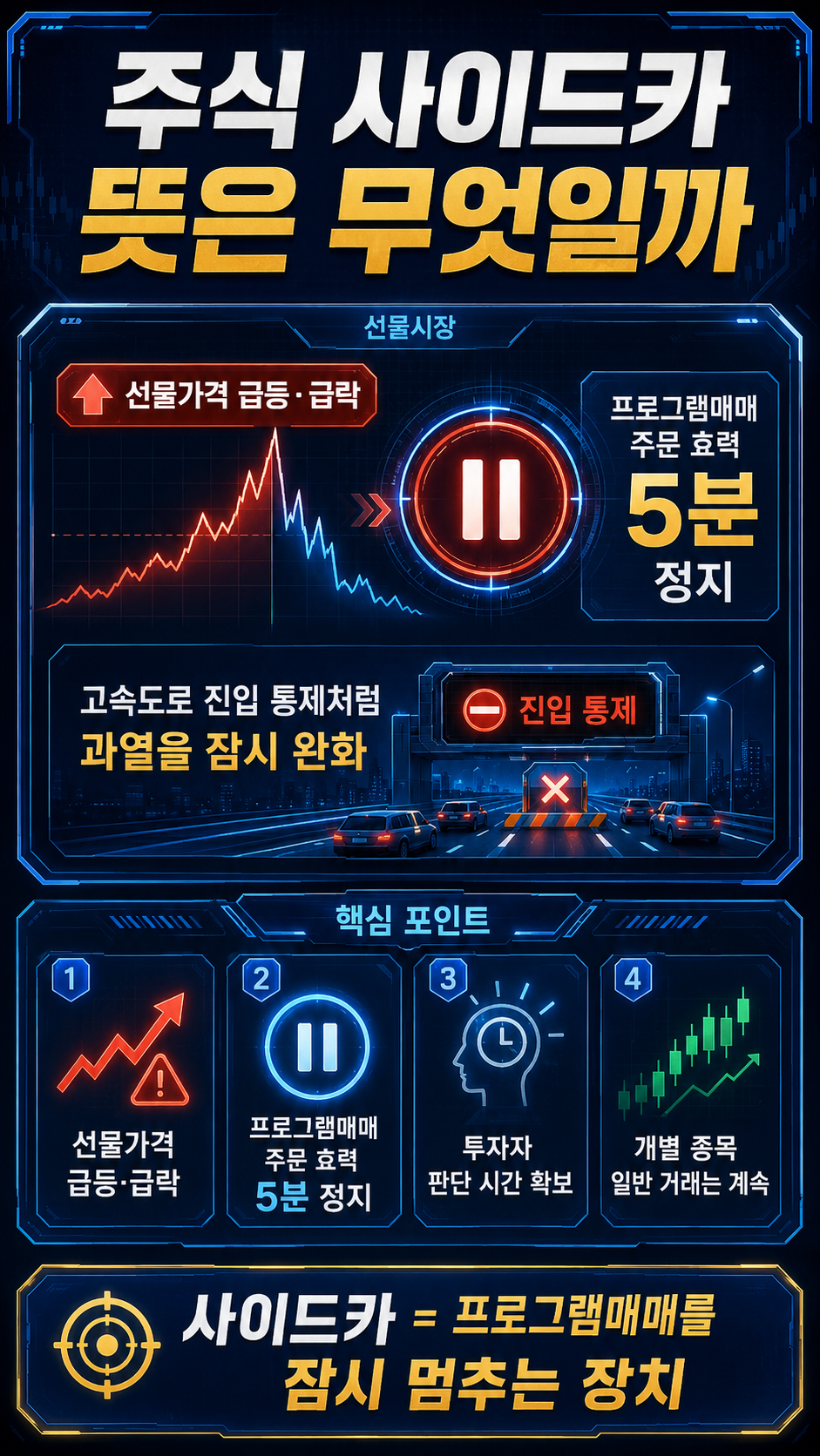 주식 사이드카 뜻