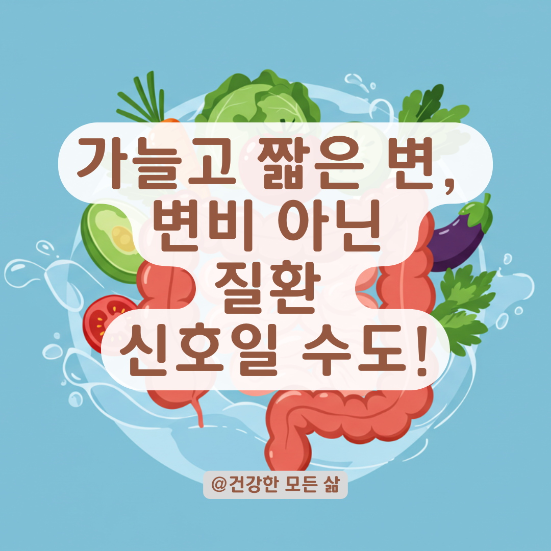 가늘고 짧은 변이 계속된다면? 단순 변비 아닌 숨은 원인까지 점검하기.