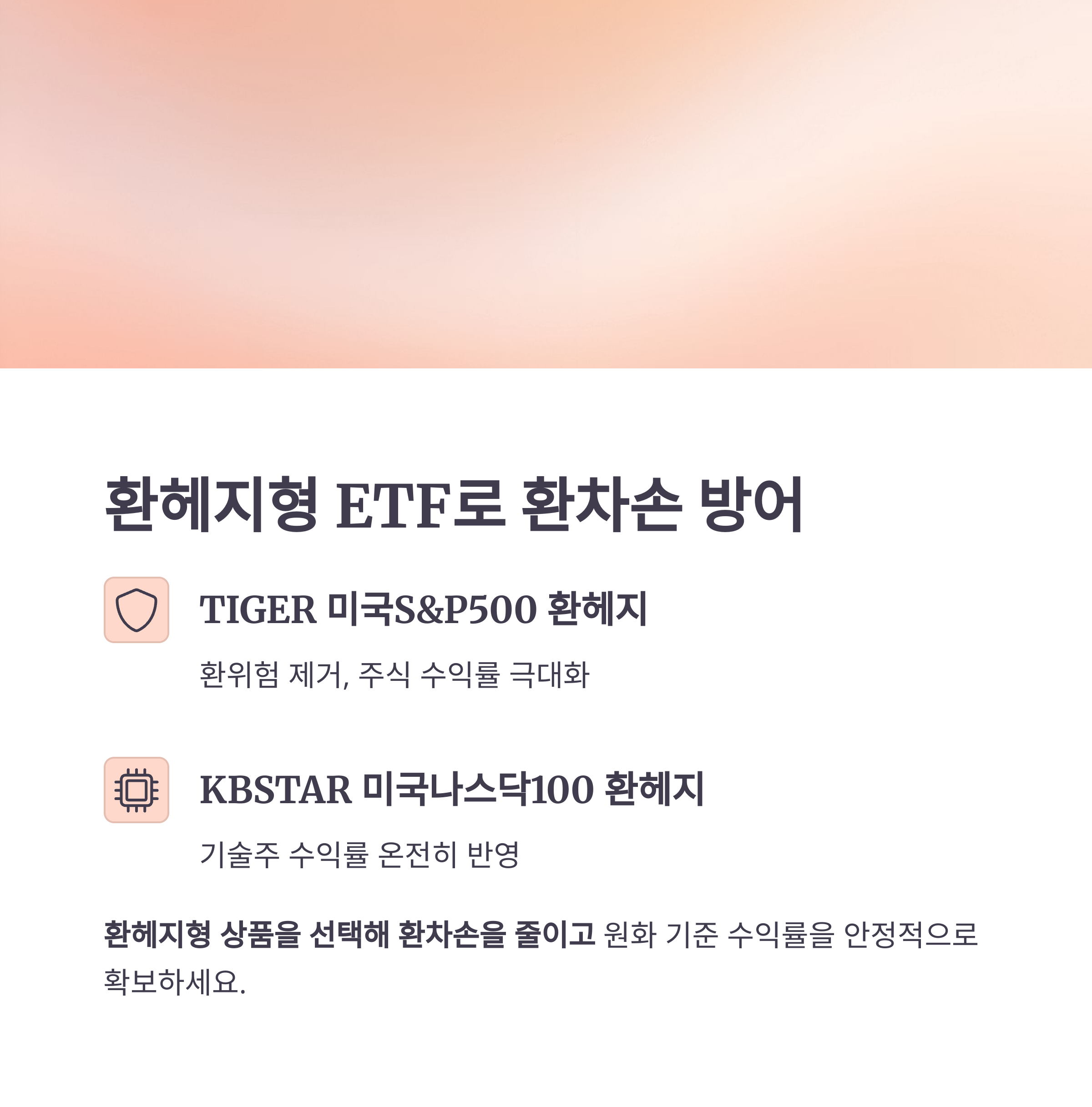 달러 약세 시대, 현명하게 투자