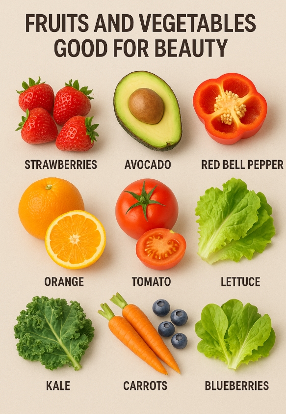 피부 미용에 좋은 과일과 채소