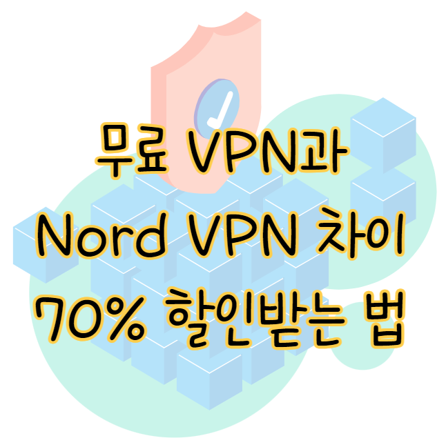 무료 VPN 유료와 차이점, Nord VPN 70% 할인받고 사용하는 방법 표지