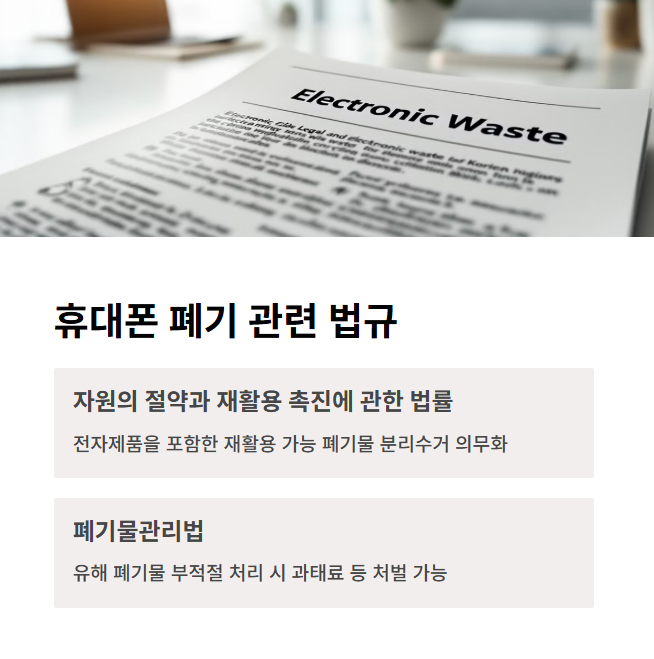 휴대폰 관련 법규와 불법 여부