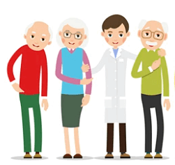 의사와-할아버지-3명