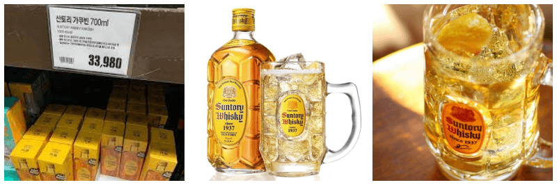 산토리 가쿠빈 가격, 산토리 가쿠빈, 하이볼 사진