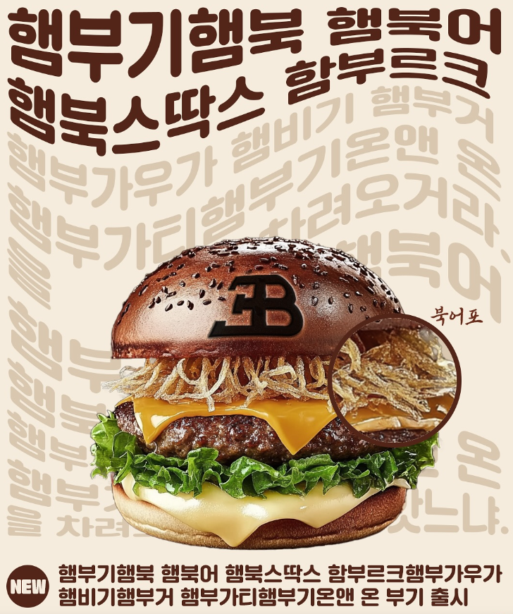 햄부기햄북 짤 햄북어 밈 뜻 원본 유래 불다기불닭 유행이유