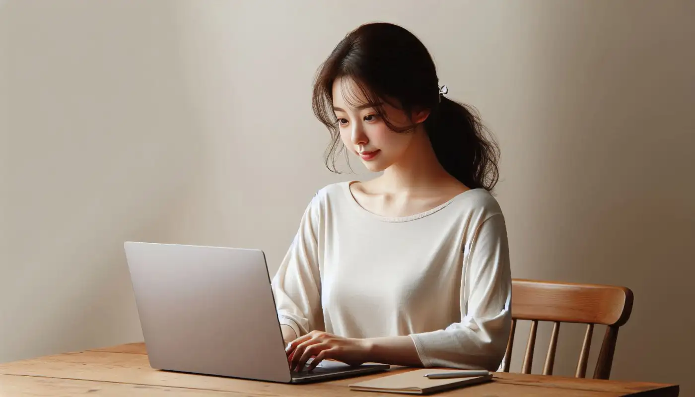 빗썸-출금방법을-알아보고-가상자산-관리하는-여성의-모습