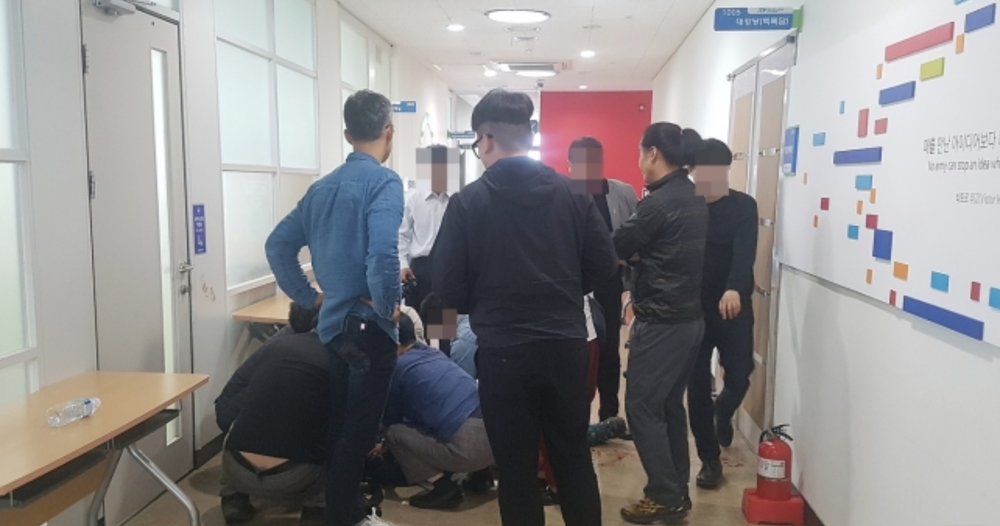 원희룡 폭행 기습 계란