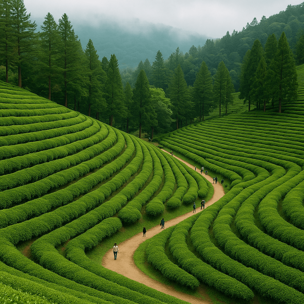 보성 녹차밭에서 만나는 초록빛 힐링 여행과 향기로운 여유의 시간