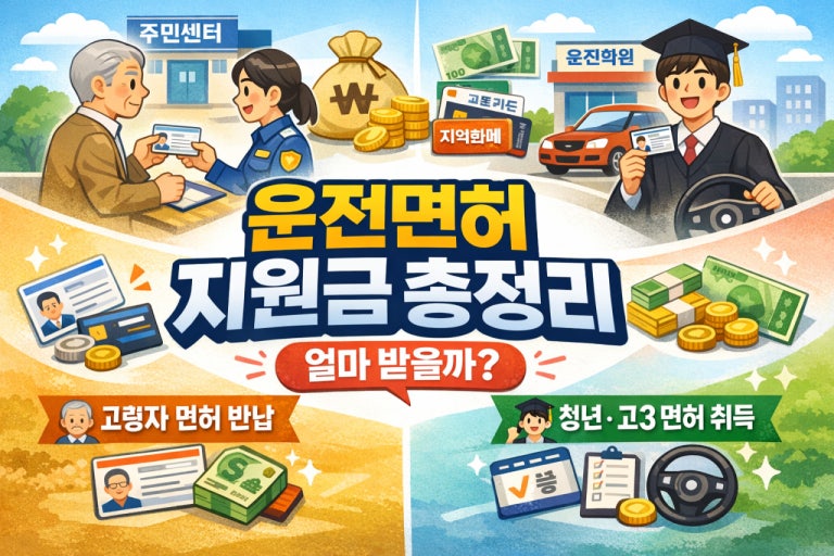 2026년 운전면허 지원금