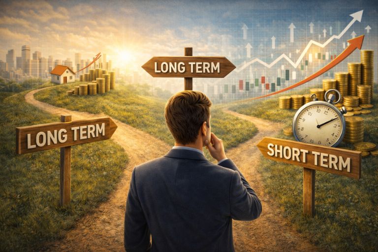 장기 투자와 단기 투자의 차이 관련 이미지