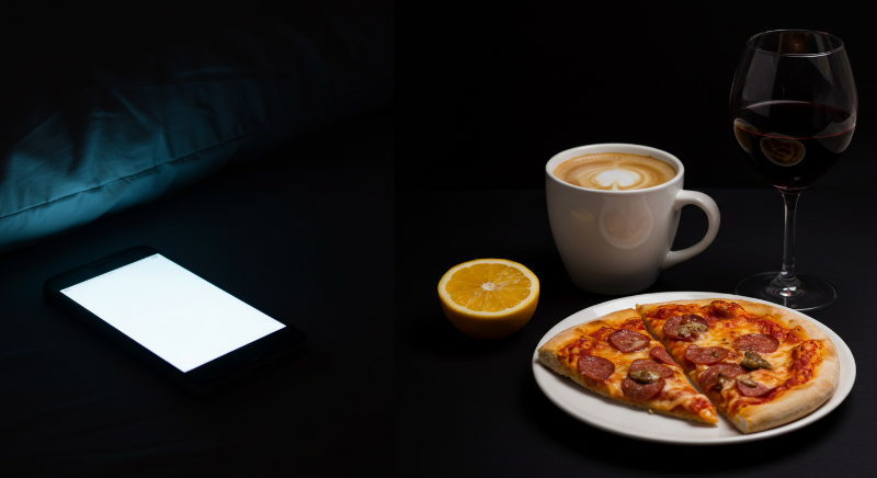 자기 전 피해야 할 것들