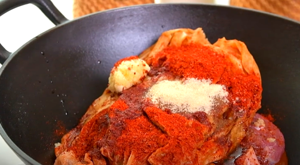 양념장 다 투하