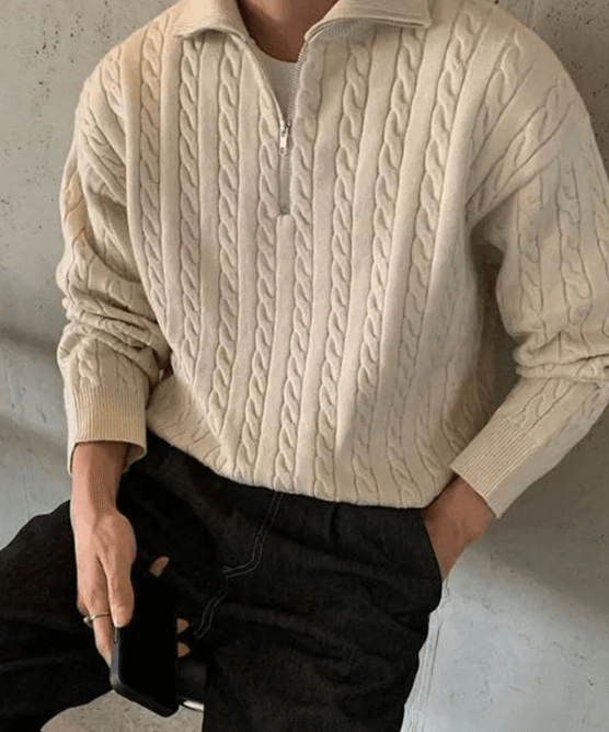 가을 남자 니트집업 코디 꿀팁 ❘ 스타일리시하게 입는 법