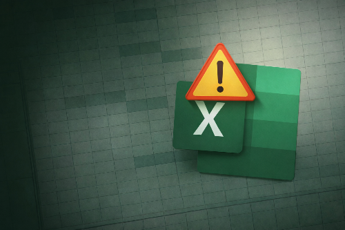 이미지 1. 엑셀 리소스 부족 오류