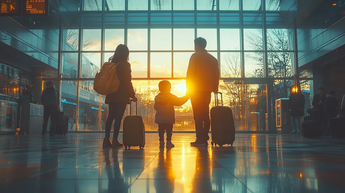 기차역-큰창에서-밖을보는-한국가족01