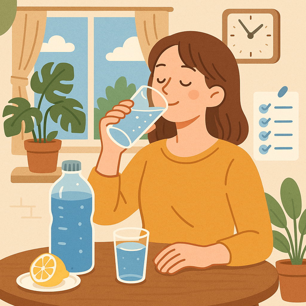 하루 수분 루틴