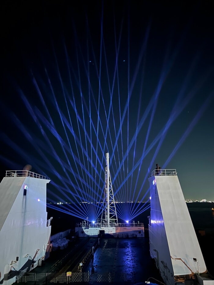 울릉크루즈-레이저쇼