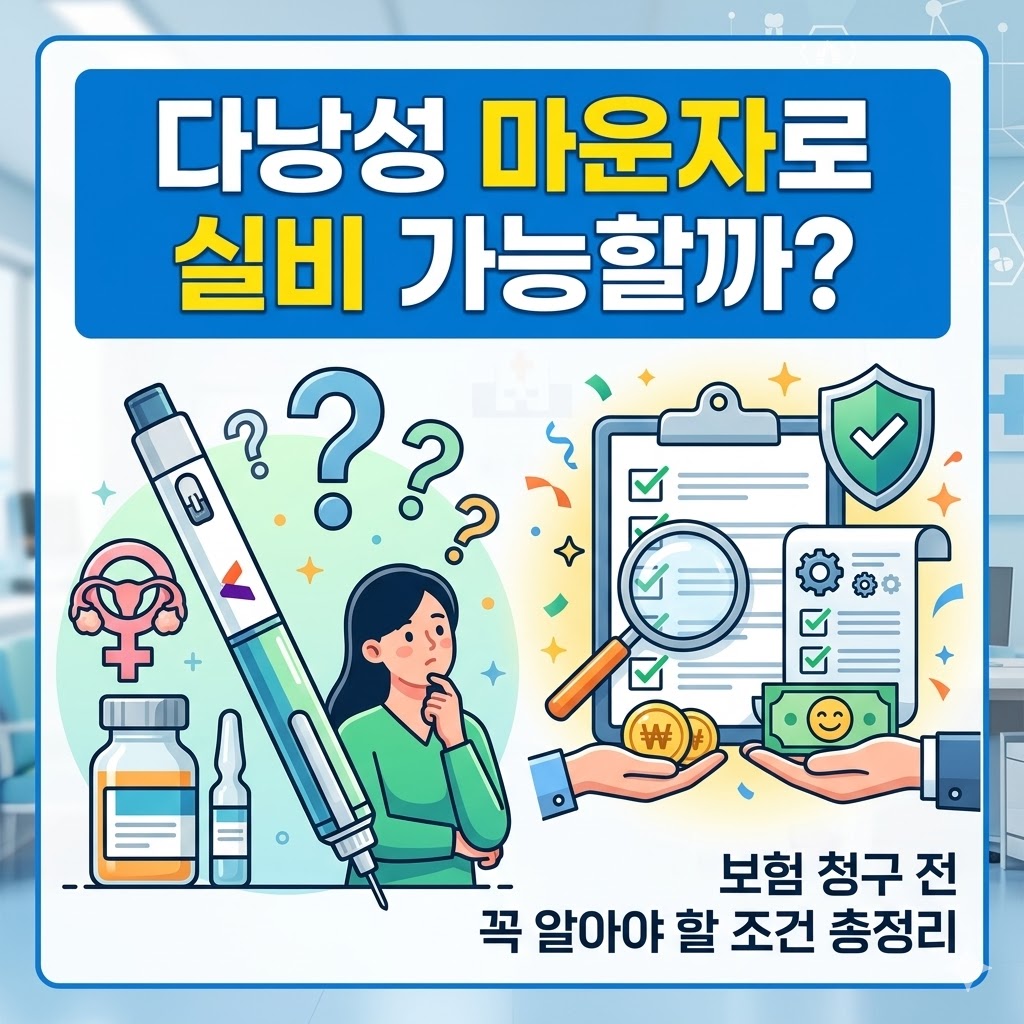 다낭성 마운자로 실비 가능할까? 보험 청구 전 꼭 알아야 할 조건 총정리