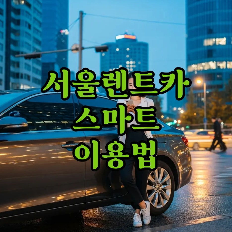 서울렌트카, 사고처리부터 카셰어링까지 완벽 비교!