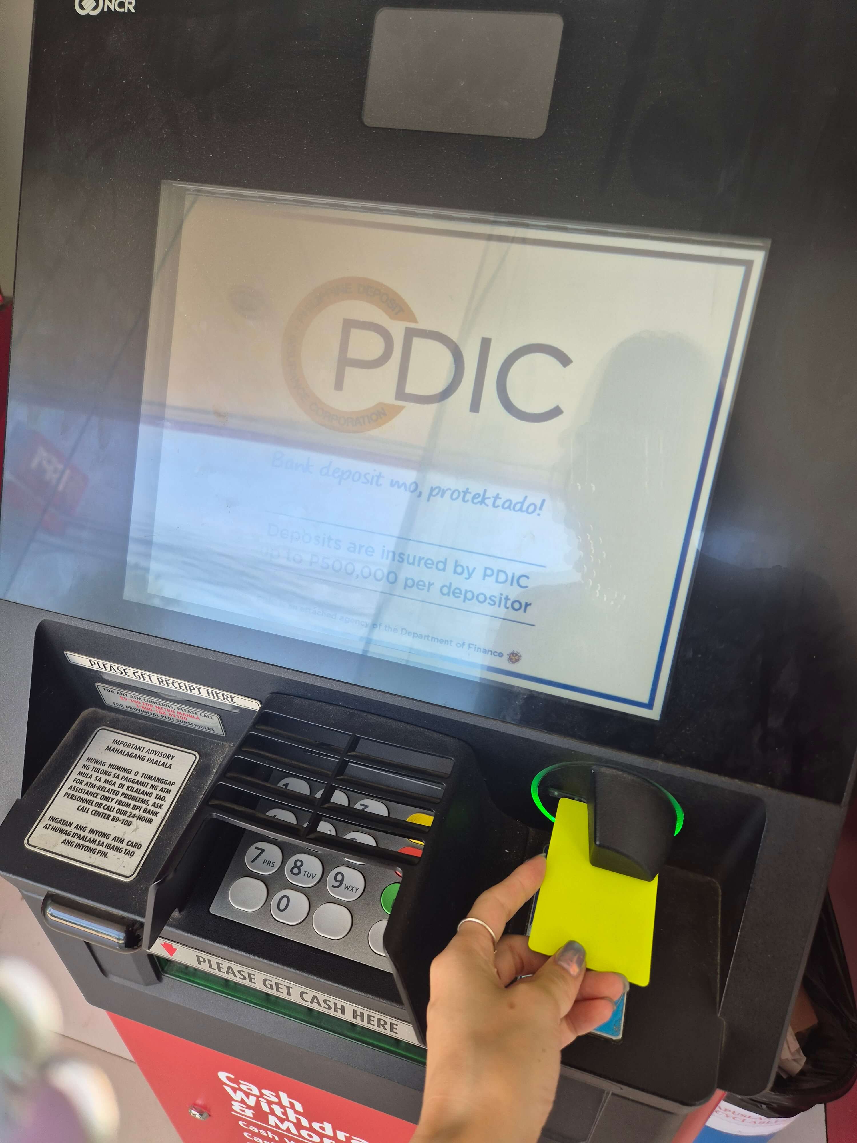 보홀 트래블카드 ATM 페소 출금하기 : BPI위치,수수료,인출한도