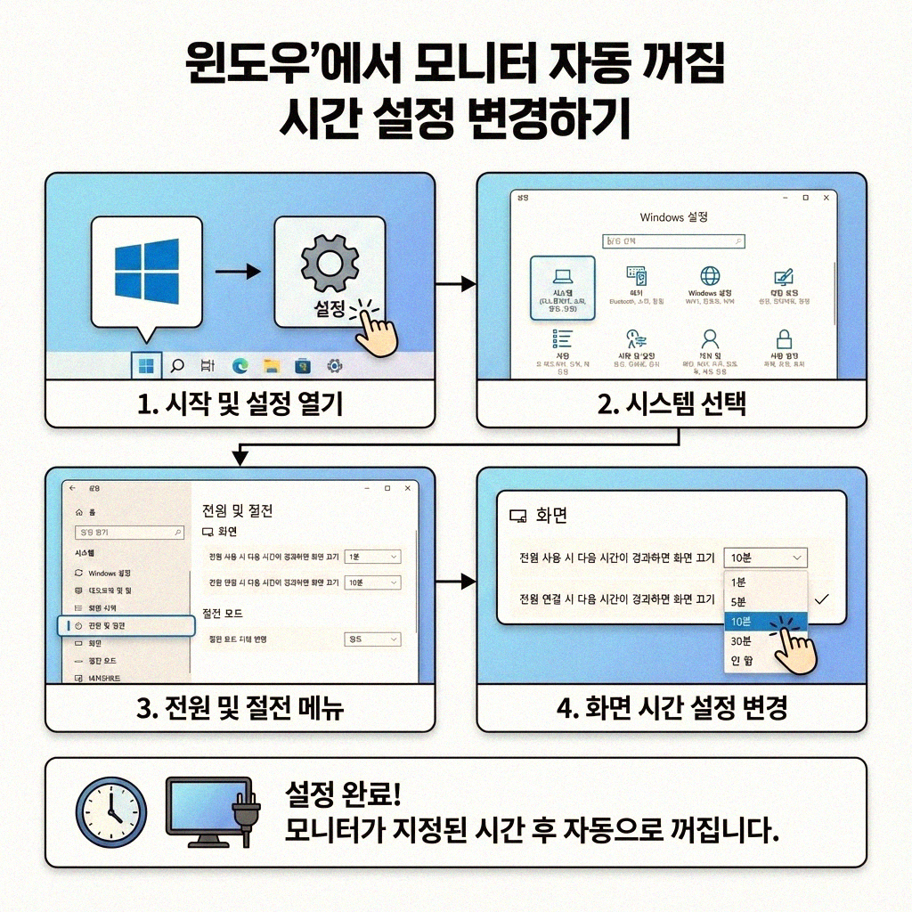 모니터 자동 꺼짐 시간 이제 고민 끝 해결법 총정리