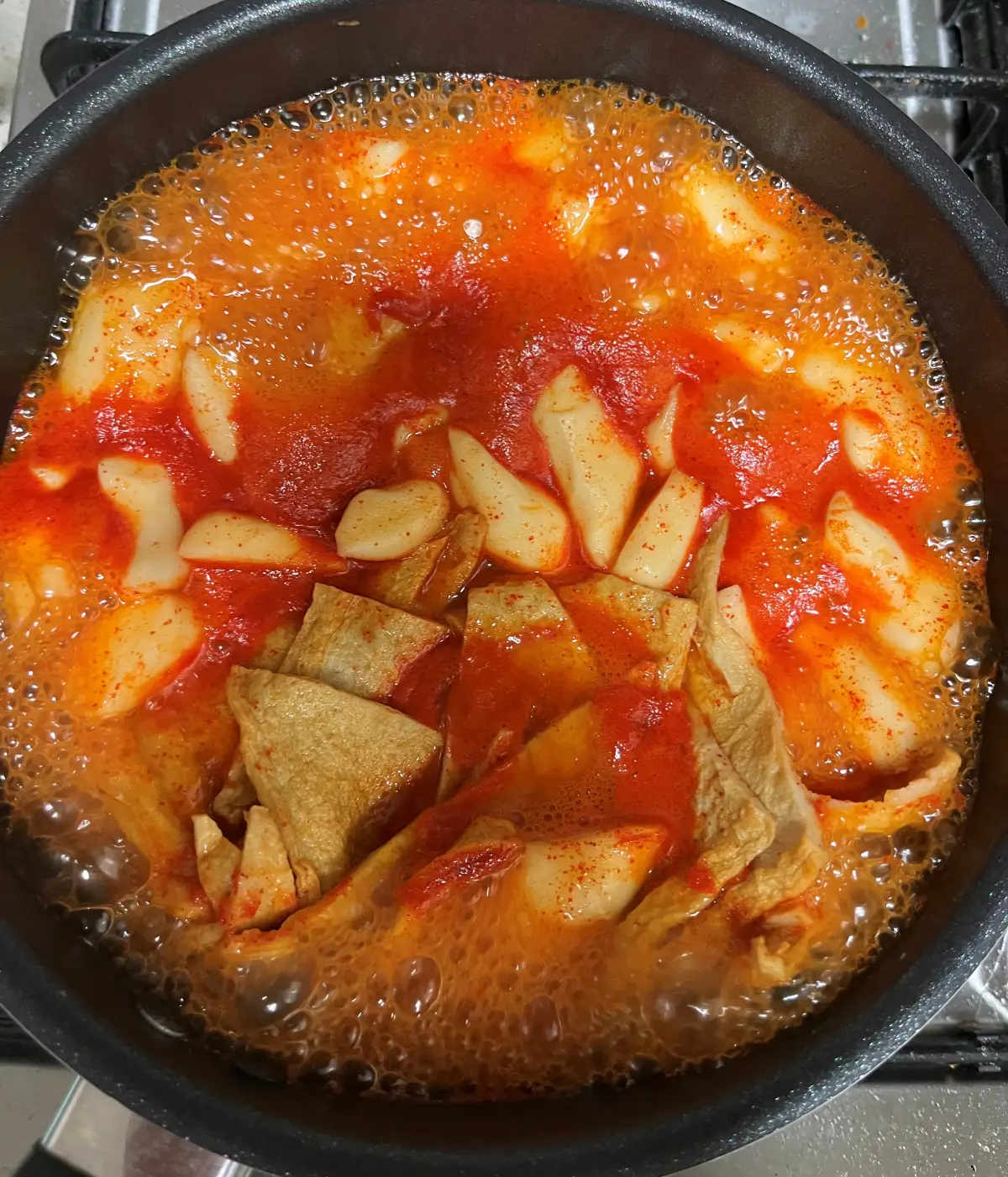 빨강고구마-황치즈떡볶이-끓인후