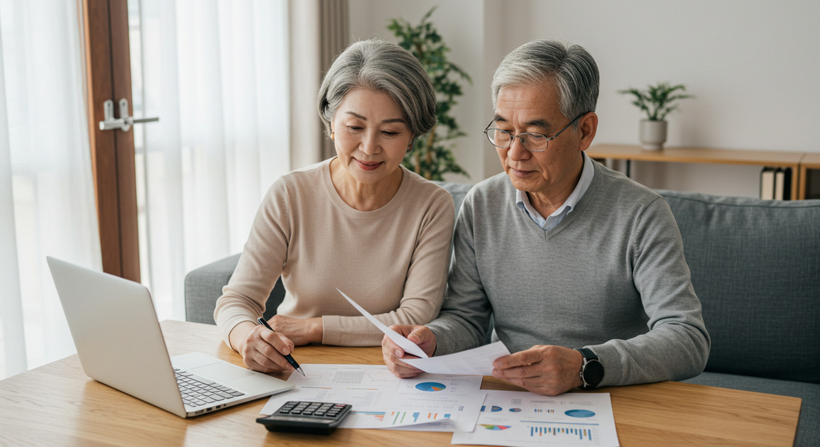 은퇴 후 소득원 만들려고 노력하는 시니어 부부