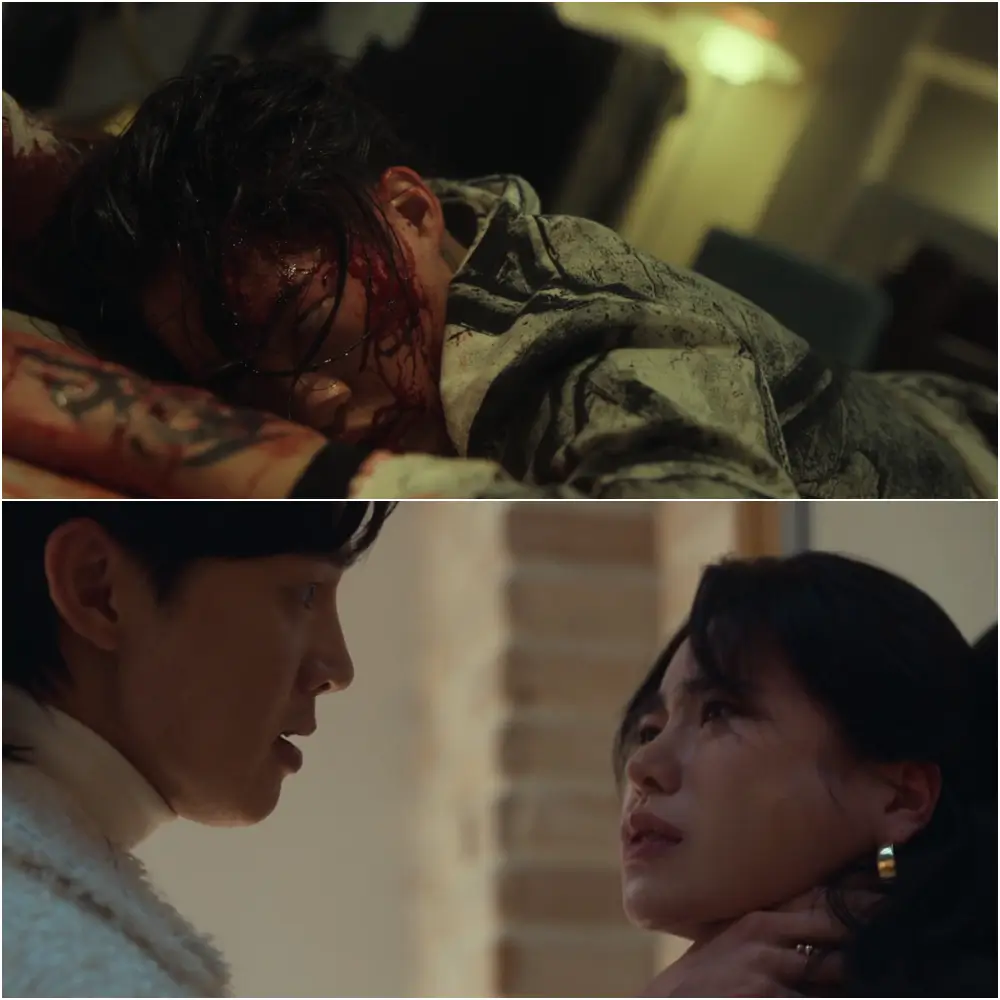 가해자들에게 서서히 망가트리는 장면