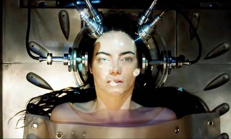 어느 여자의 모리에 전기를 자극하는 장치들